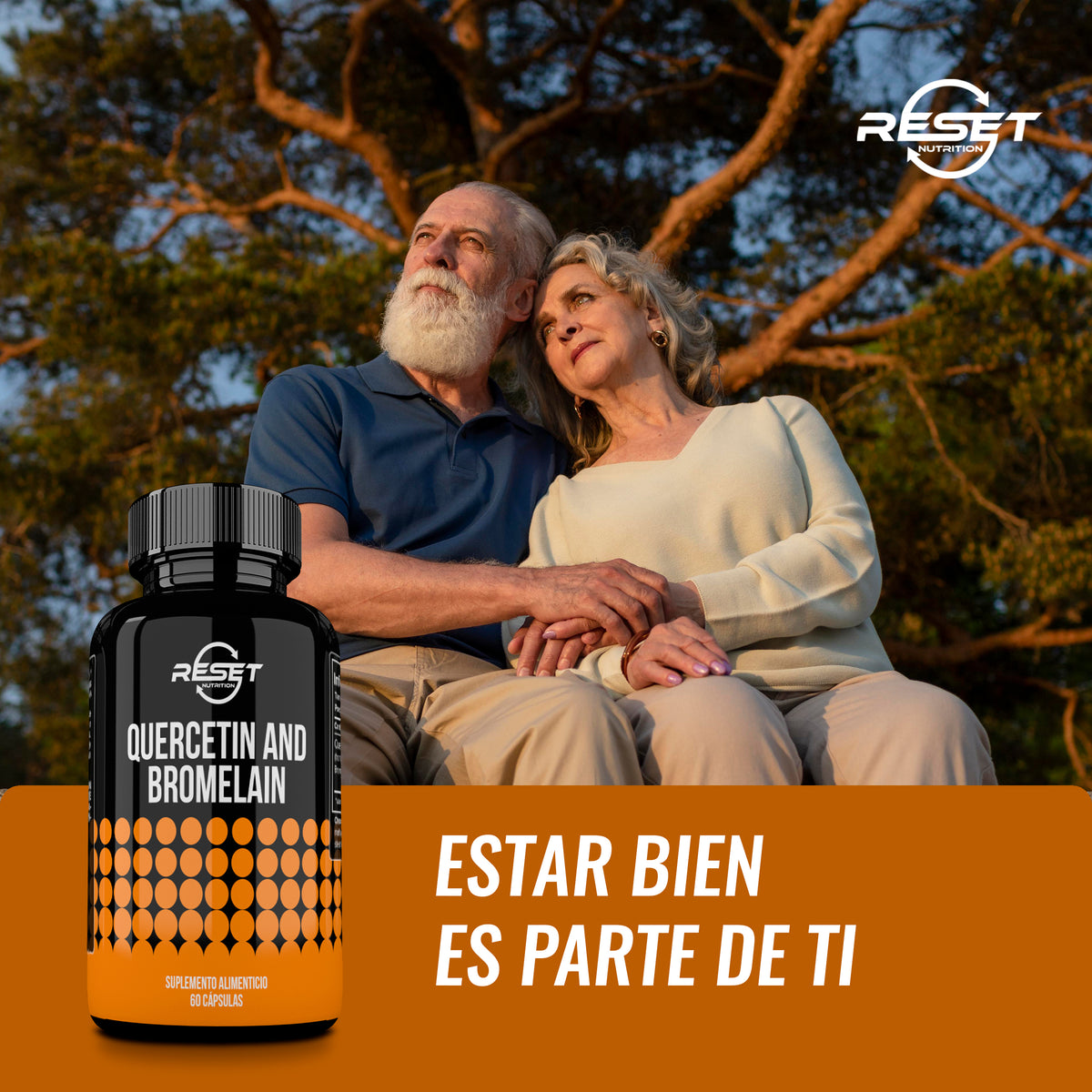 Quercetina y Bromelina 500 mg - 60 cápsulas - apoya la regulación de la presión arterial y el control de la glucosa