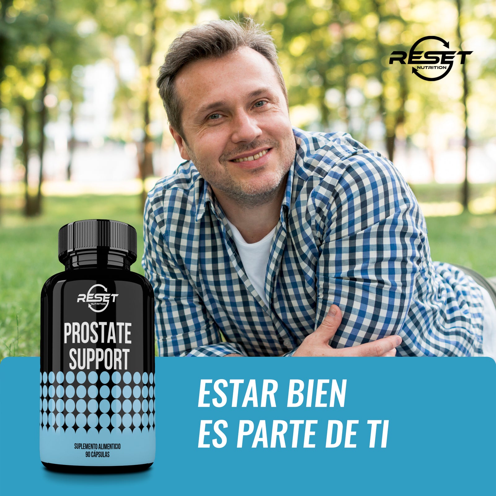 Soporte para la próstata - 90 cápsulas con vitaminas y extractos naturales - apoya la salud de la próstata y urinaria