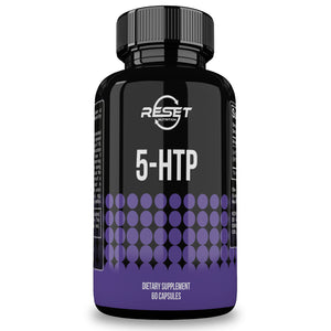 5-HTP 100MG | 5-HIDROXITRIPTÓFANO | 60 CÁPSULAS | RESET NUTRITION | HECHO EN EE.UU