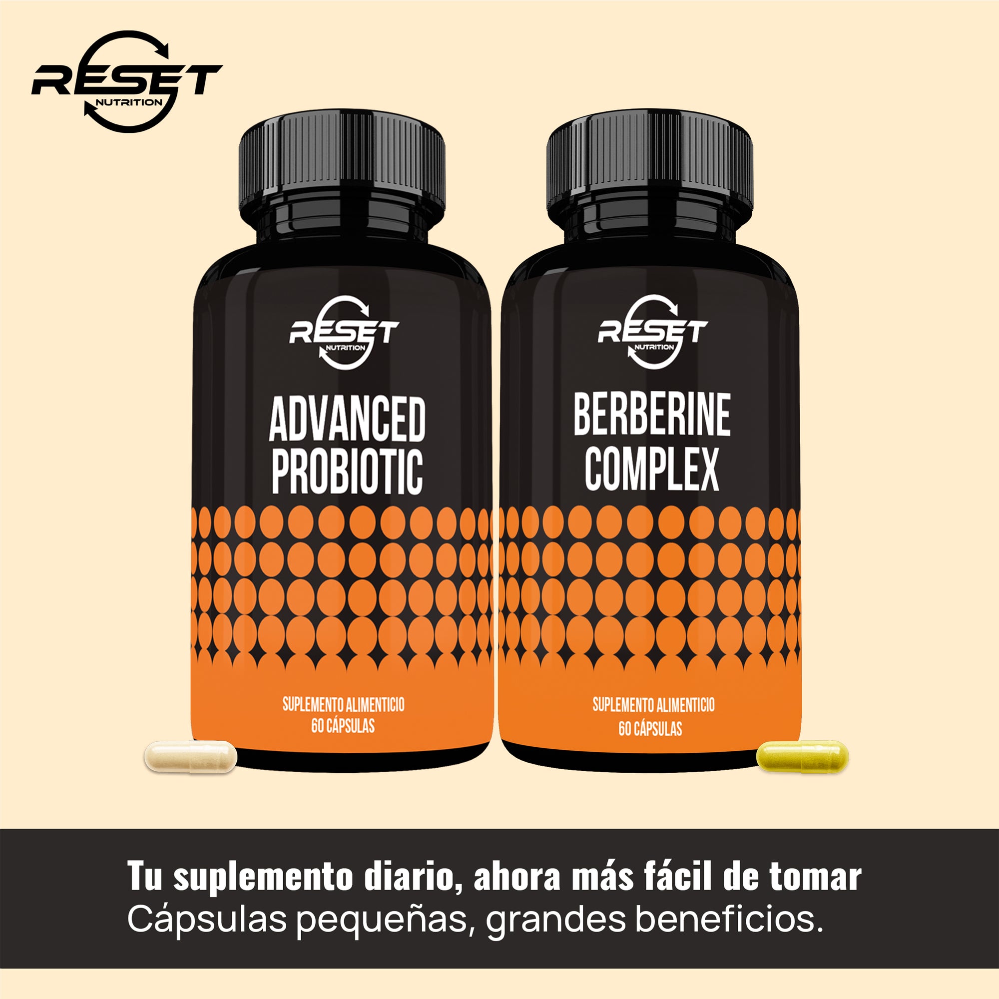 Kit Sugar Balance | Berberina + Probióticos | 60 + 60 Cápsulas | Control de Azúcar en Sangre y Apoyo a un Metabolismo Saludable