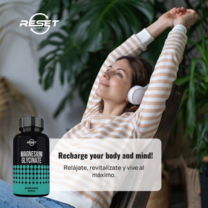 Magnesium Glycinate | Relaxation, Restful Sleep, and Muscle Cramp Relief