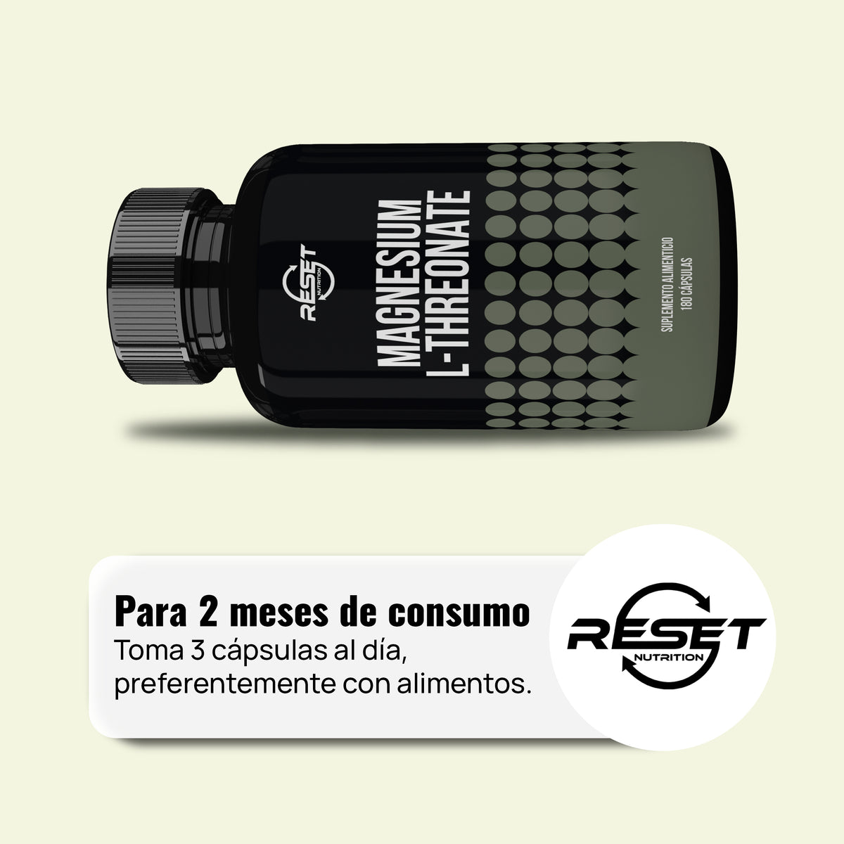 Magnesium L-Threonate | Stress Relief, Memory Improvement, Better Sleep Quality, and Muscle Cramp Support