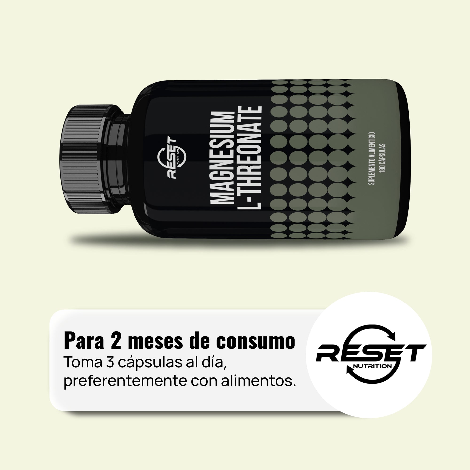 Magnesio L-Treonato | Alivio del Estrés, Mejora de la Memoria, Mejor Calidad de Sueño y Apoyo para Calambres Musculares