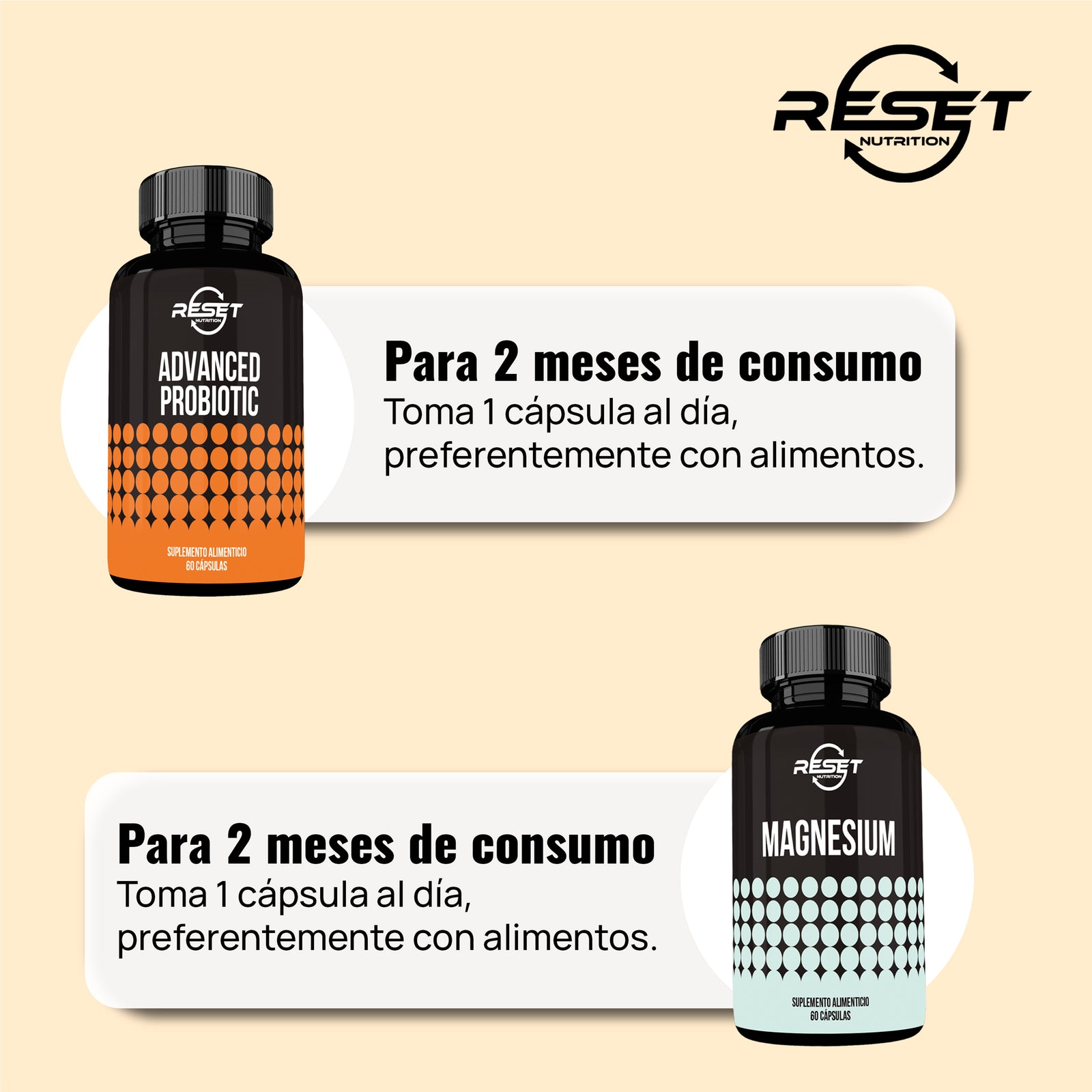 Pro Boost Mag | Magnesio + Probióticos Combo | Salud Digestiva, Energía Natural y Apoyo para el Alivio del Estrés