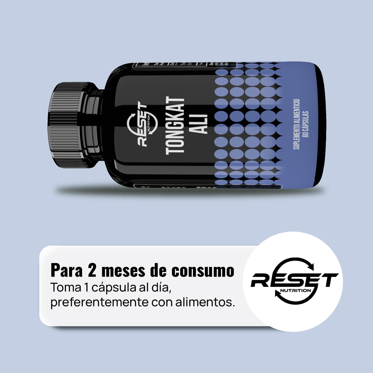 Tongkat Ali 400 mg - 60 cápsulas - aumenta la energía y la resistencia masculina