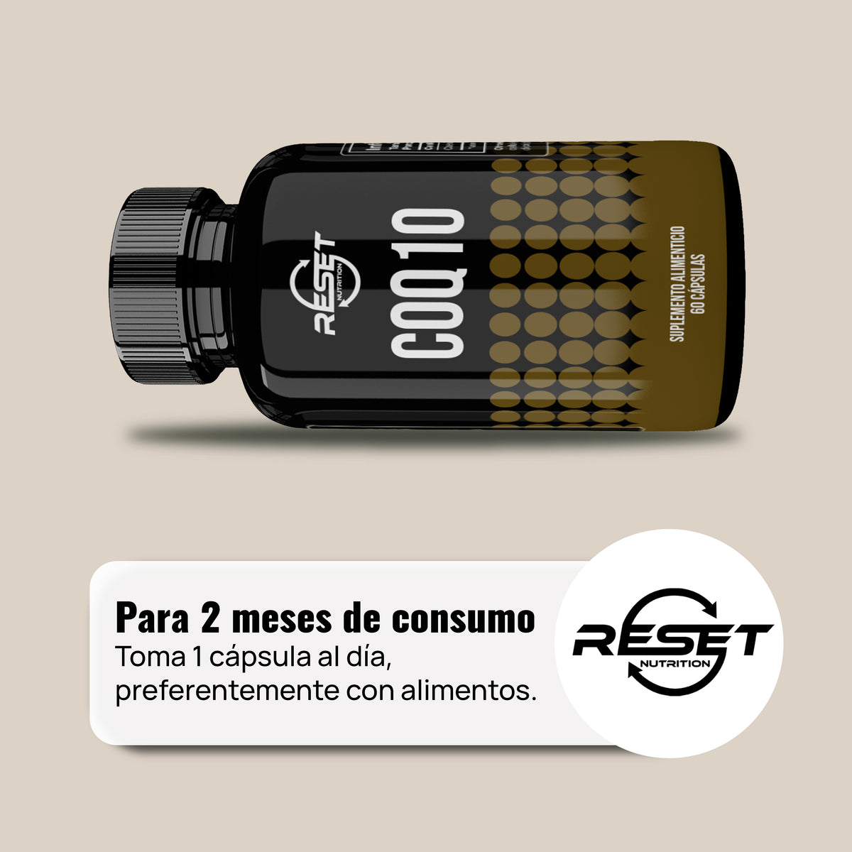 CoQ10 120 mg - 60 liquid capsules with high bioavailability - supports heart health and blood pressure