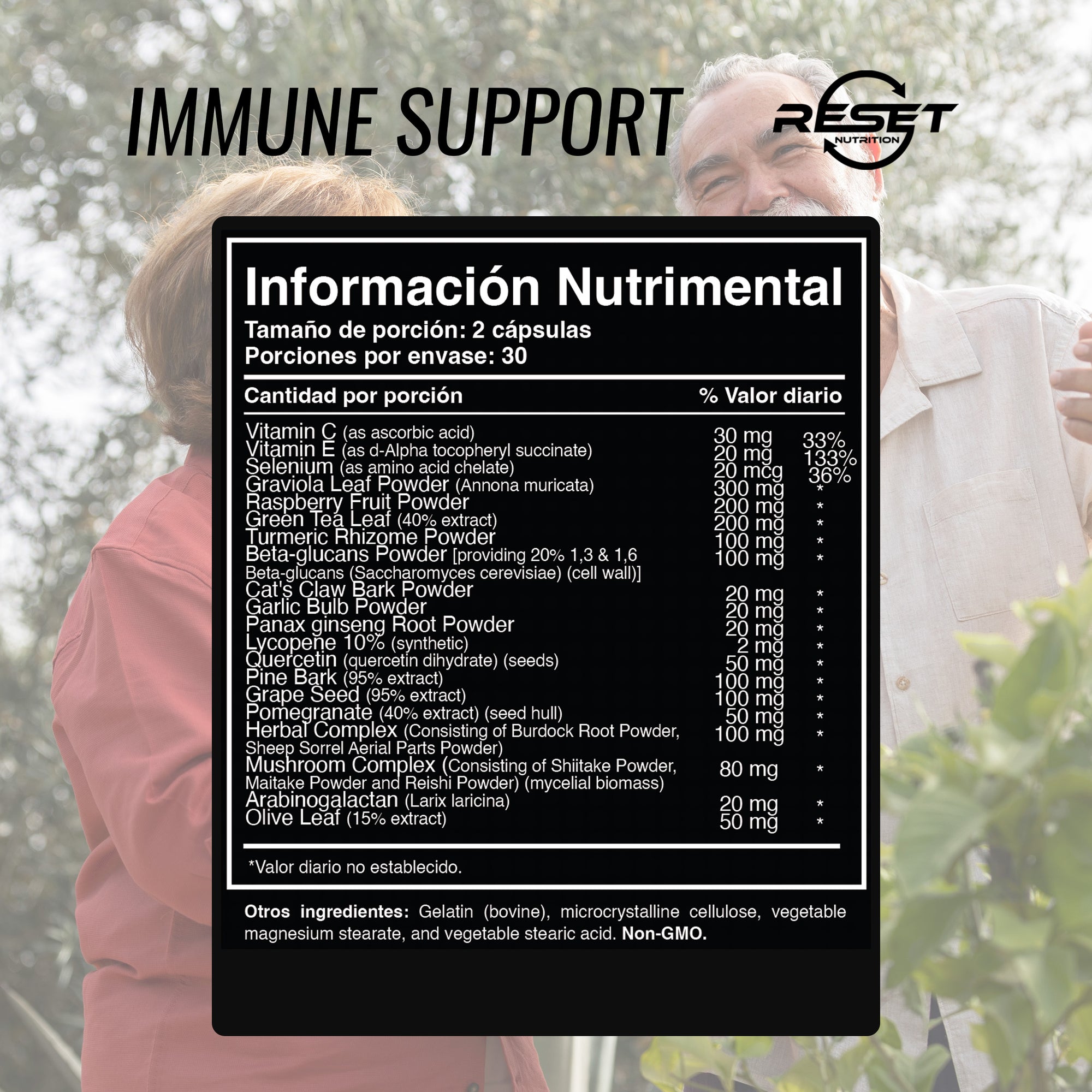 Apoyo Inmunológico - 60 cápsulas - fortalece el sistema inmunológico y protege tu salud