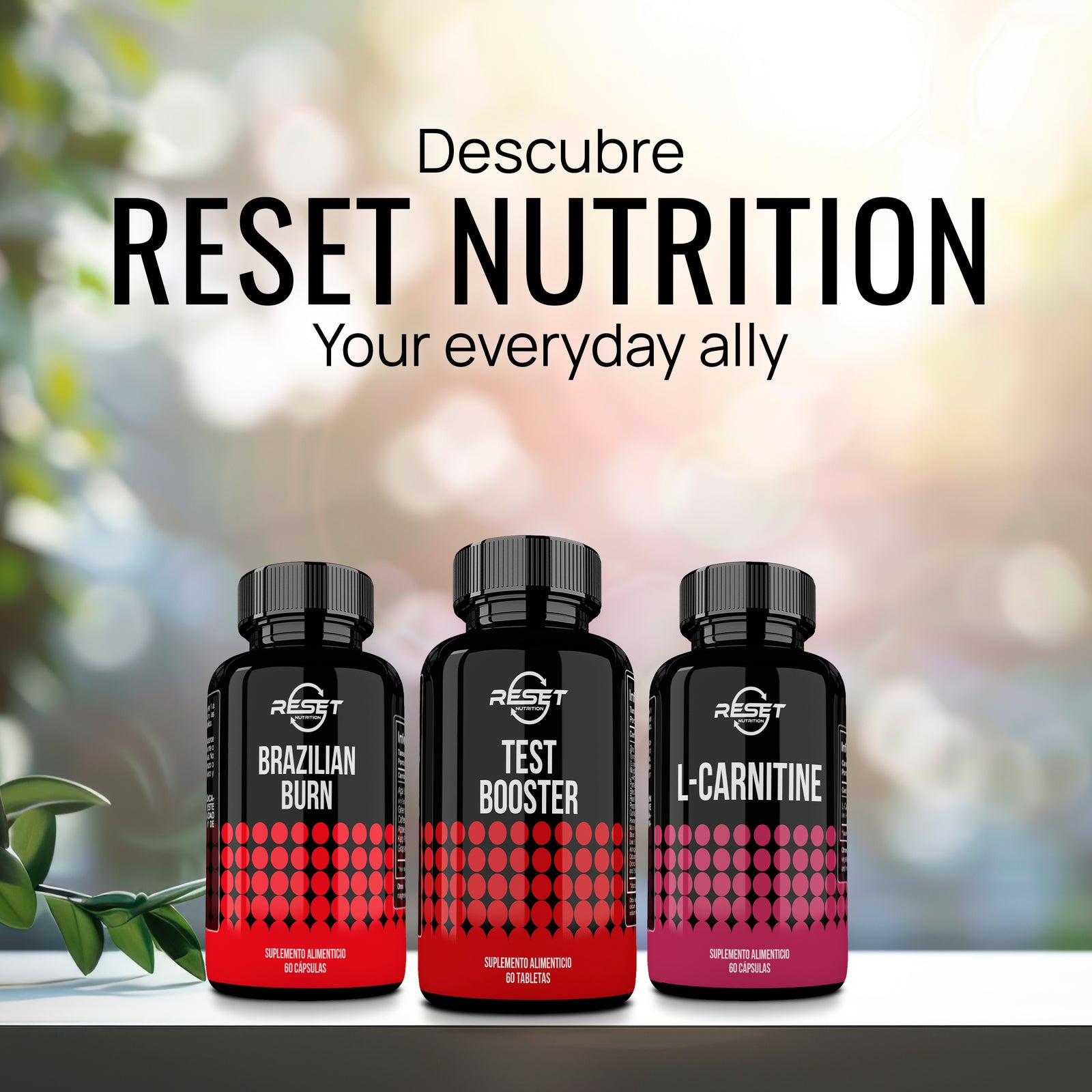 Test Booster - Testosterona Natural para Hombres - 60 Tabletas - Energía, Resistencia y Vitalidad Mejoradas