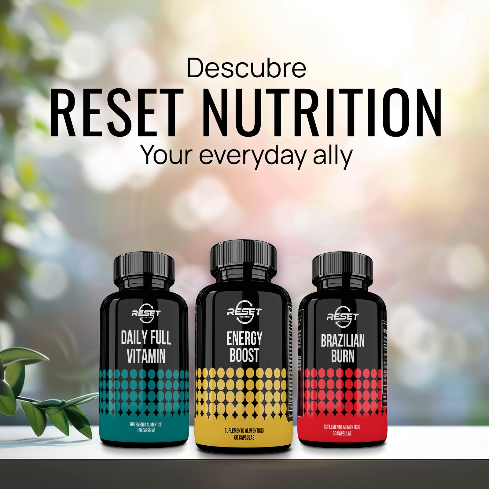 Energy Boost - 60 capsules with caffeine and açaí - energy and focus for your day