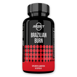 BRAZILIAN BURN | IDEAL NATURAL SUPPLEMENT FOR EXERCISE | ACAI | 60 CAPSULES | RESET NUTRITION | MADE IN USA