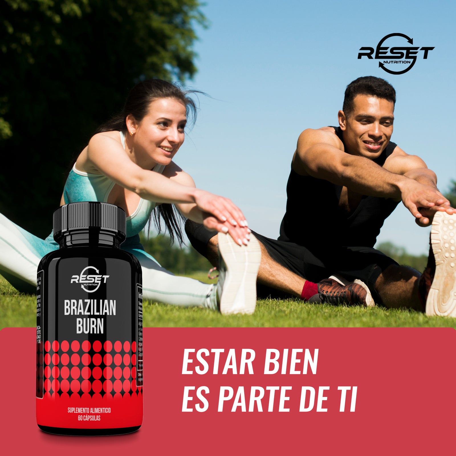 Brazilian Burn - 60 cápsulas con Açaí - suplemento natural ideal para ejercicio y energía