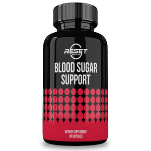 BLOOD SUGAR SUPPORT | PRESIÓN ALTA | HIPERTENSIÓN| 90 CÁPSULAS | RESET NUTRITION | HECHO EN EE.UU