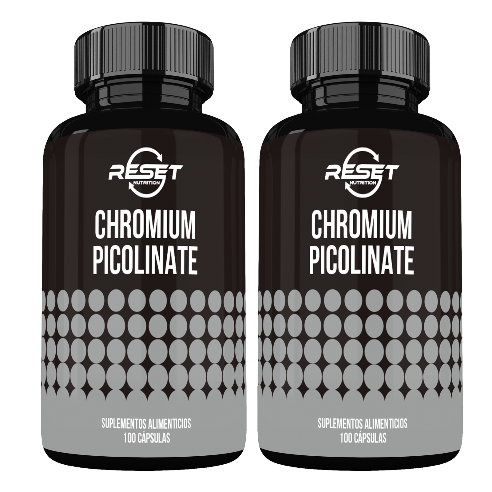 Pack 2x1 - Picolinato de Cromo 200 mcg - 100 cápsulas con absorción óptima