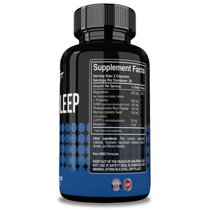 DEEP SLEEP | SUPLEMENTO PARA EL SUEÑO E INSOMNIO | 60 CÁPSULAS | RESET NUTRITION | HECHO EN EE.UU