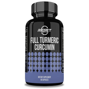 FULL TURMERIC 750 MG | CÚRCUMA | 60 CÁPSULAS | RESET NUTRITION | HECHO EN EE.UU