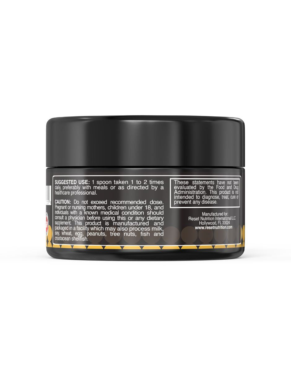 RESINA DE SHILAJIT DEL HIMALAYA | SHILAJIT 100% PURO | CON ÁCIDO FÚLVICO Y MÁS DE 85 MINERALES | 500 MG | DOSIS PARA 2 MESES