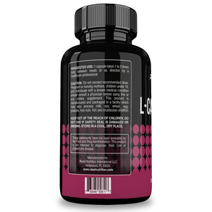 L-CARNITINE 500MG | FATIGA MUSCULAR | 60 CÁPSULAS | RESET NUTRITION | HECHO EN EE.UU