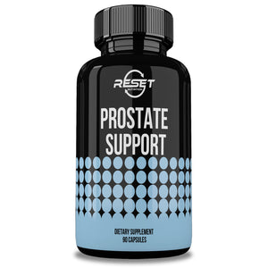 PROSTATE SUPPORT | TRACTO URINARIO Y PRÓSTATA | 90 CÁPSULAS | RESET NUTRITION | HECHO EN EE.UU