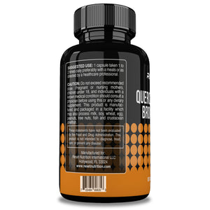 QUERCETIN AND BROMELAIN 500 MG | 60 CÁPSULAS | RESET NUTRITION | HECHO EN EE.UU