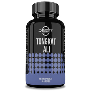 TONGKAT ALI 400 MG | REVITALIZADOR PARA HOMBRES | 60 CÁPSULAS | RESET NUTRITION | HECHO EN EE.UU