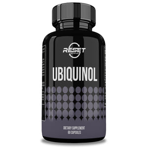 UBIQUINOL | Q10 | ALTA PRESIÓN | ANTIOXIDANTE | 60 CÁPSULAS | RESET NUTRITION | HECHO EN EE.UU