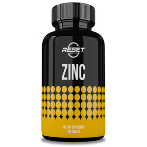 ZINC | PRESIÓN ALTA | HIPERTENSIÓN| | 100 TABLETAS | RESET NUTRITION | HECHO EN EE.UU